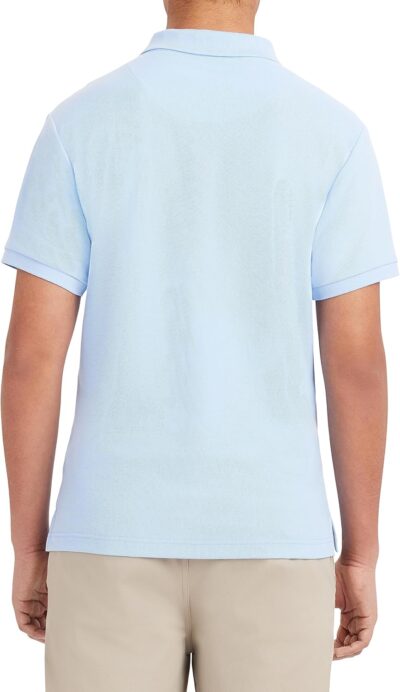Men's Uniform Short Sleeve Stretch Pique Polo - Image 2